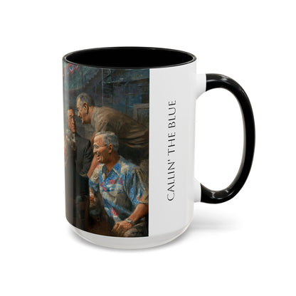 Callin the Blue Coffee Mug - Elegant Accent Coffee Mug 11oz & 15oz with Presidential Gathering Design