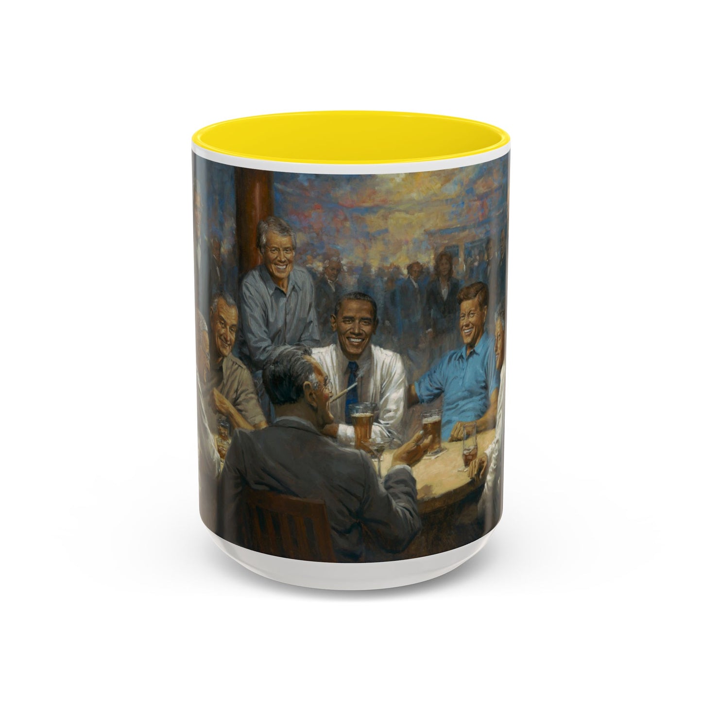 The Democrat Club Coffee Mug - 11oz & 15oz - Past Democrat Presidents Social Club with Obama
