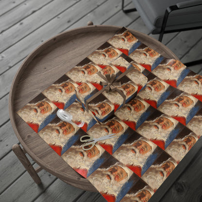 Santa Festive Wrapping Paper for Holidays, Ideal for Christmas Gifts, Unique Gift Wrap, Santa Claus Design, Holiday Celebrations, [...]