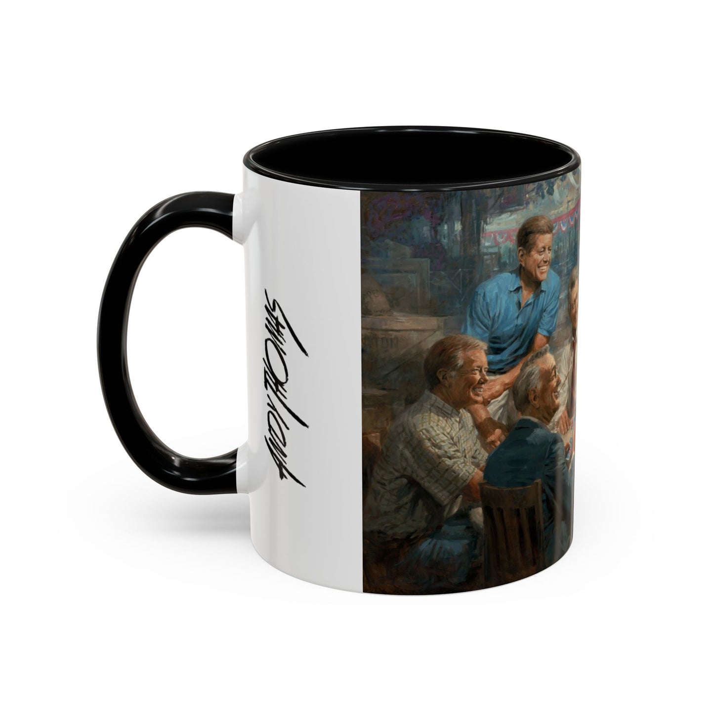 Callin the Blue Coffee Mug - Elegant Accent Coffee Mug 11oz & 15oz with Presidential Gathering Design