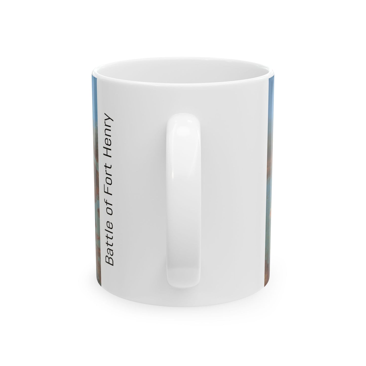Battle of Fort Henry - Ceramic Mug with Civil War Design.