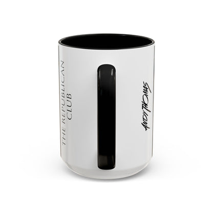 The Republican Club Coffee Mug -  Elegant Accent Coffee Mug 11oz & 15oz - Presidential Gathering Design feat. Trump