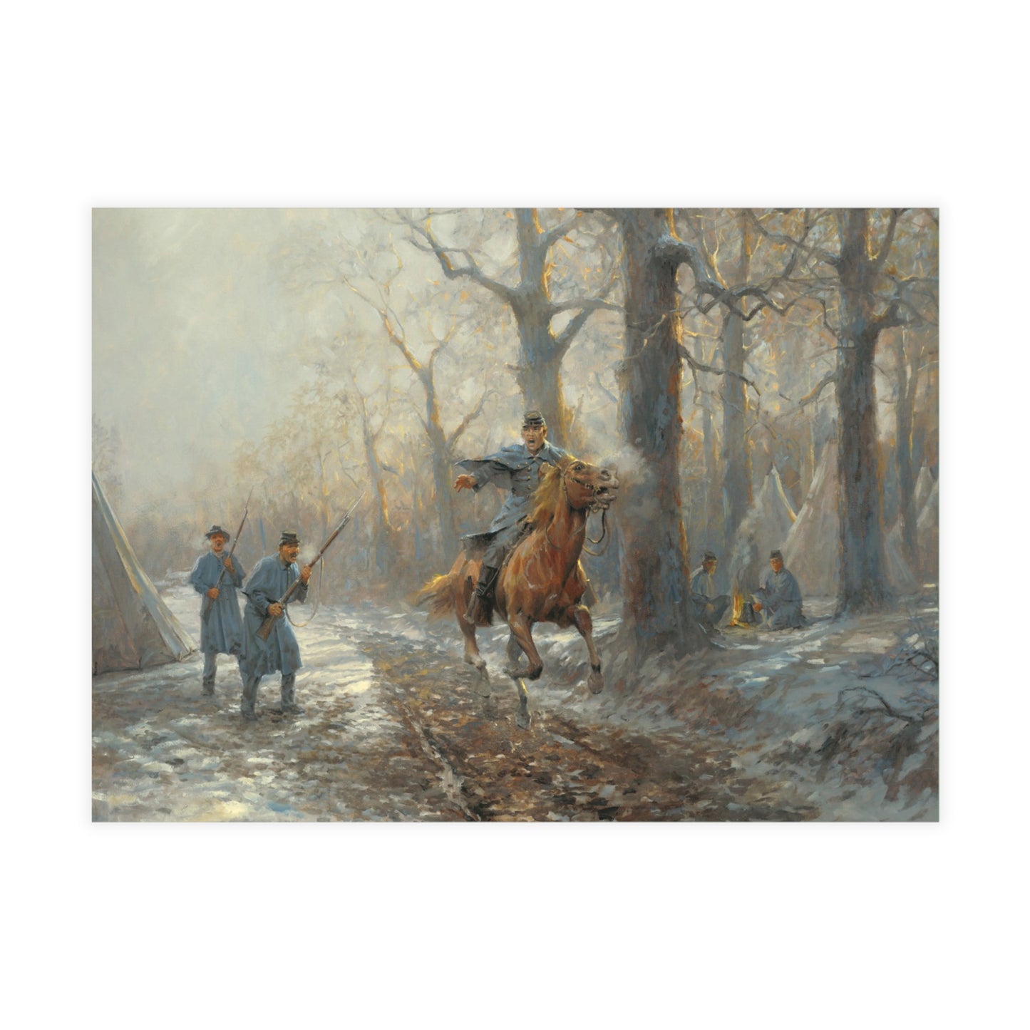 Note Cards: The Enemy is Behind Us - Envelopes Included