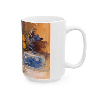 Still Life Blue | Ceramic Mug — Coffee Cup (11oz/15oz)