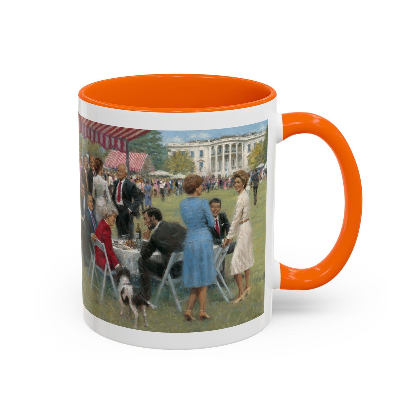 The Repub. Party Coffee Mug - Elegant Accent Coffee Mug 11oz & 15oz with Presidential Gathering Design - Andy Thomas Designs