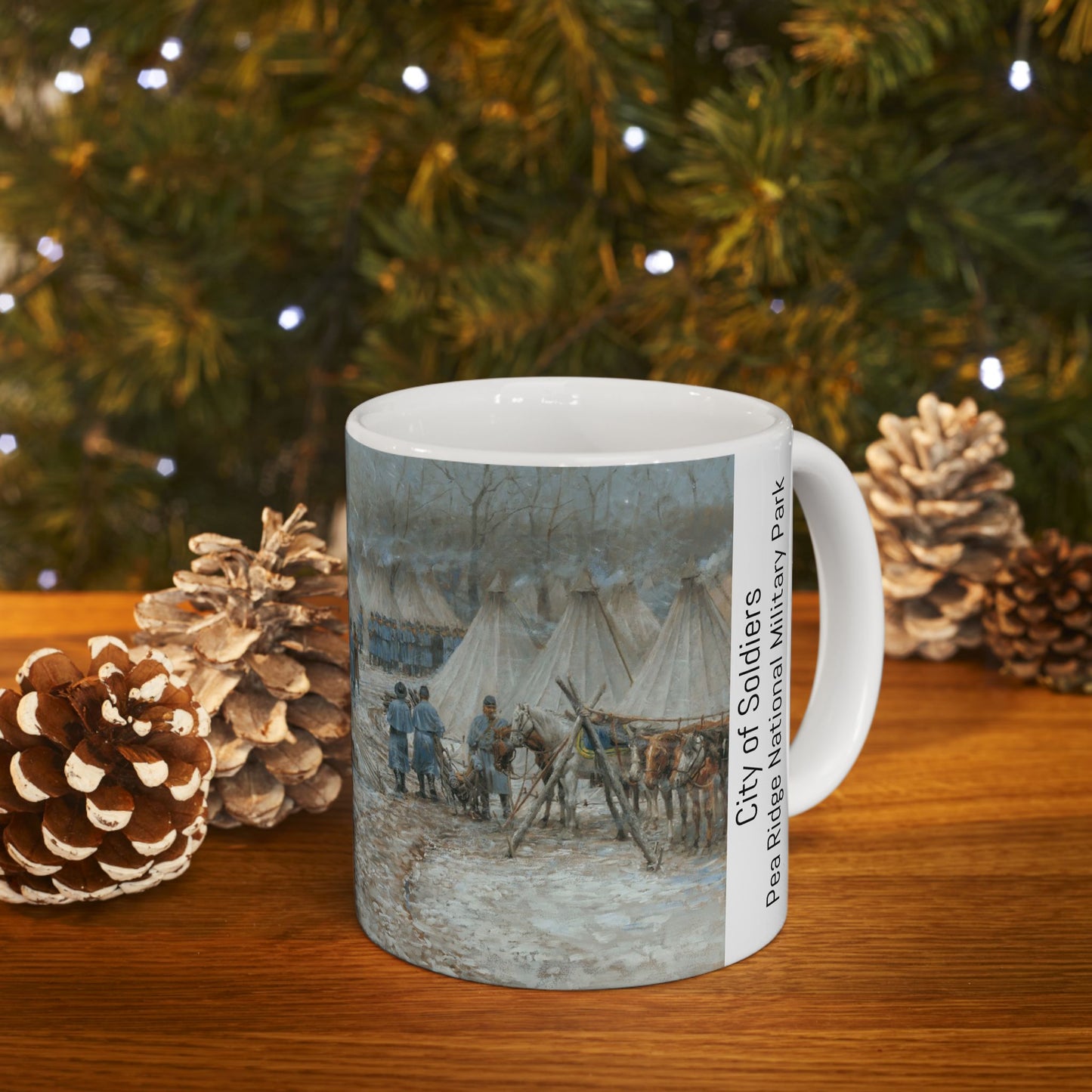 City of Soldiers - Ceramic Mug with Scenic Design, Cozy Gift for Nature Lovers, Coffee Cup for Home or Office, Ideal for Birthdays or Holidays, [...]