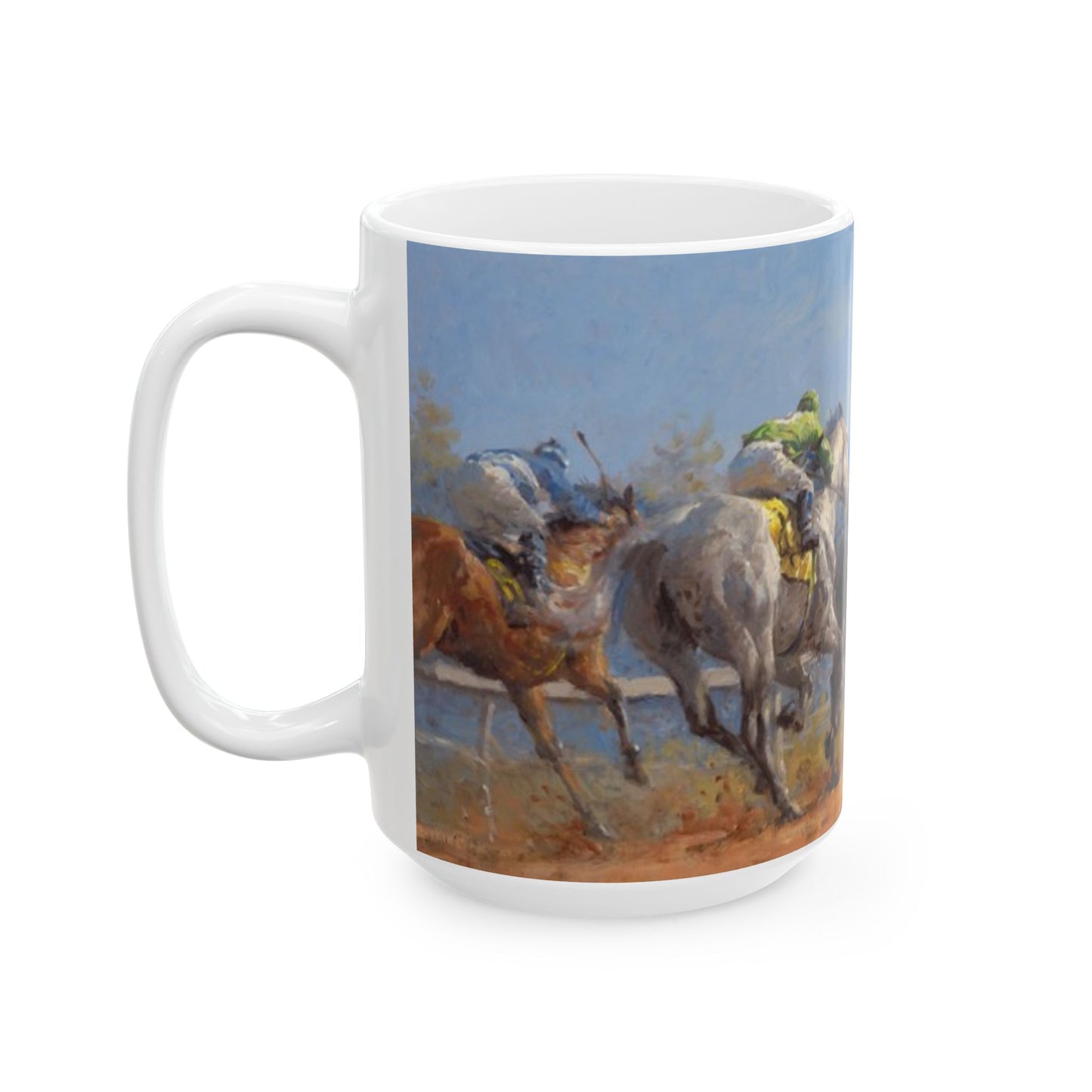 Horse Race 2 | Ceramic Mug — Coffee Cup (11oz/15oz)