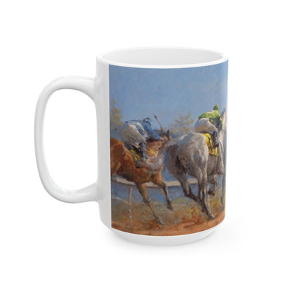 Horse Race 2 | Ceramic Mug — Coffee Cup (11oz/15oz)