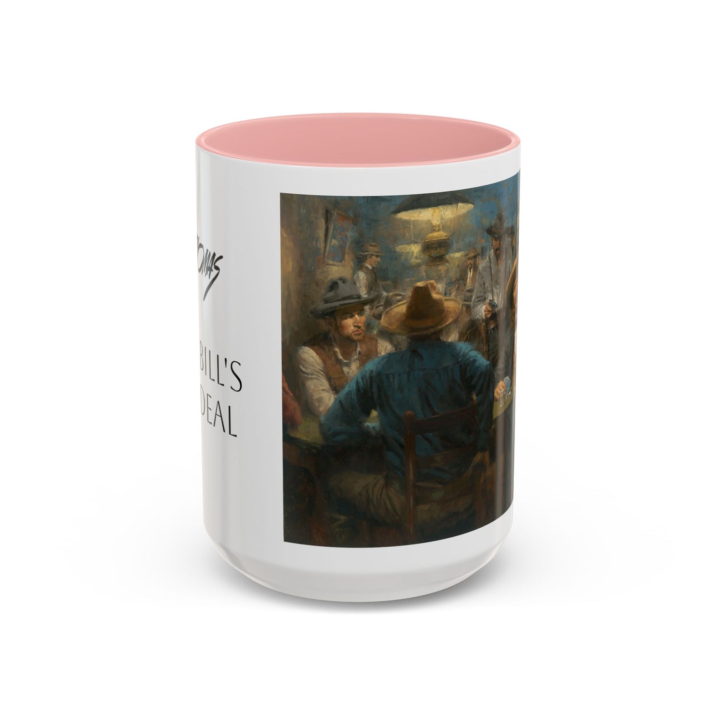 Wild Bill's Last Deal | Vintage Poker Western Art Coffee Mug - 11 & 15 oz