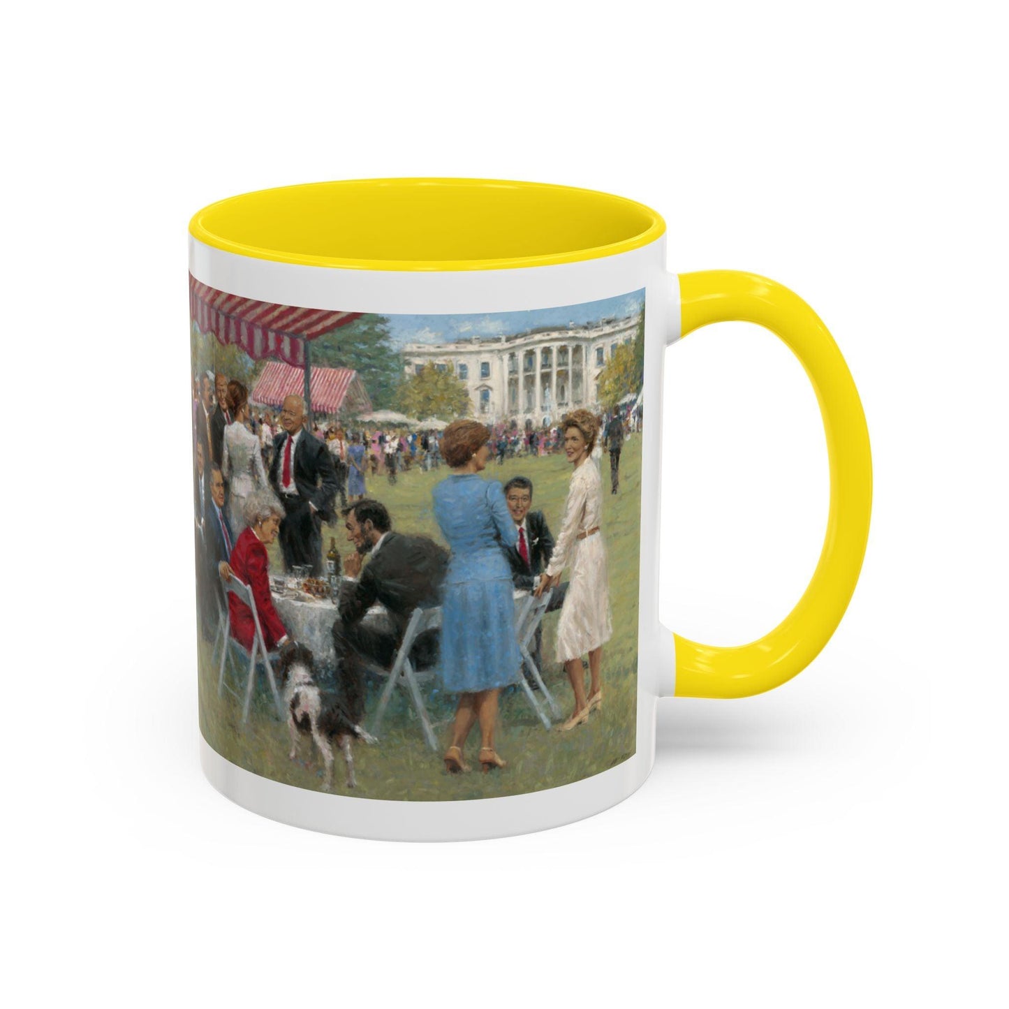 The Repub. Party Coffee Mug - Elegant Accent Coffee Mug 11oz & 15oz with Presidential Gathering Design - Andy Thomas Designs