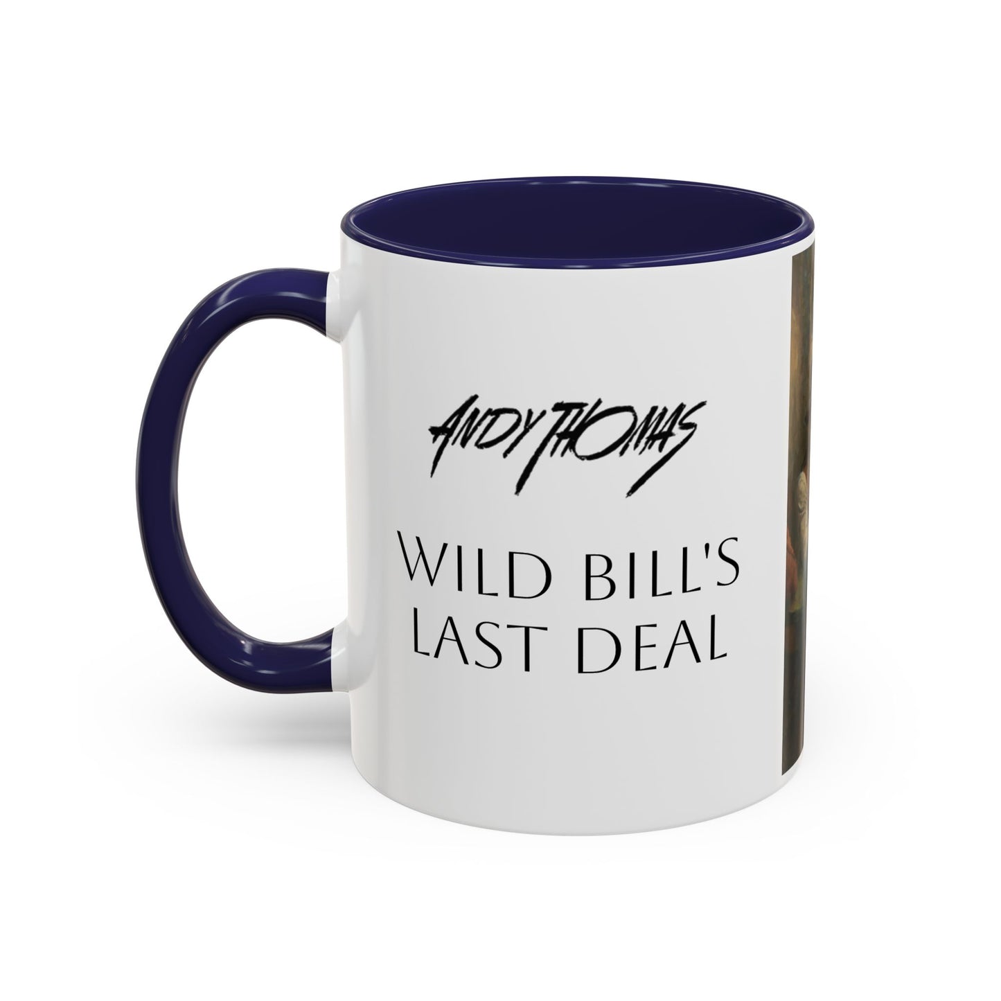 Wild Bill's Last Deal | Vintage Poker Western Art Coffee Mug - 11 & 15 oz