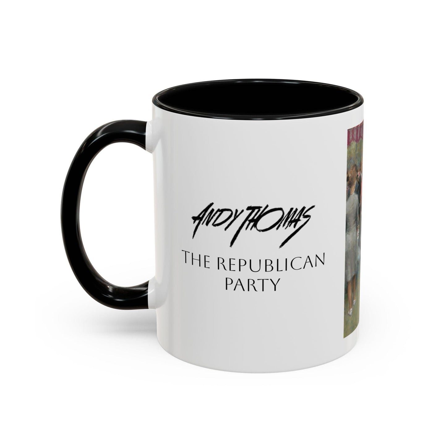 The Repub. Party Coffee Mug - Elegant Accent Coffee Mug 11oz & 15oz with Presidential Gathering Design - Andy Thomas Designs