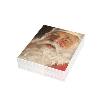Note Cards: Santa | Elegant Christmas Themed - Envelopes Included