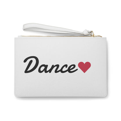 Ballet Dancers Clutch — Dance Heart Print Wristlet Purse