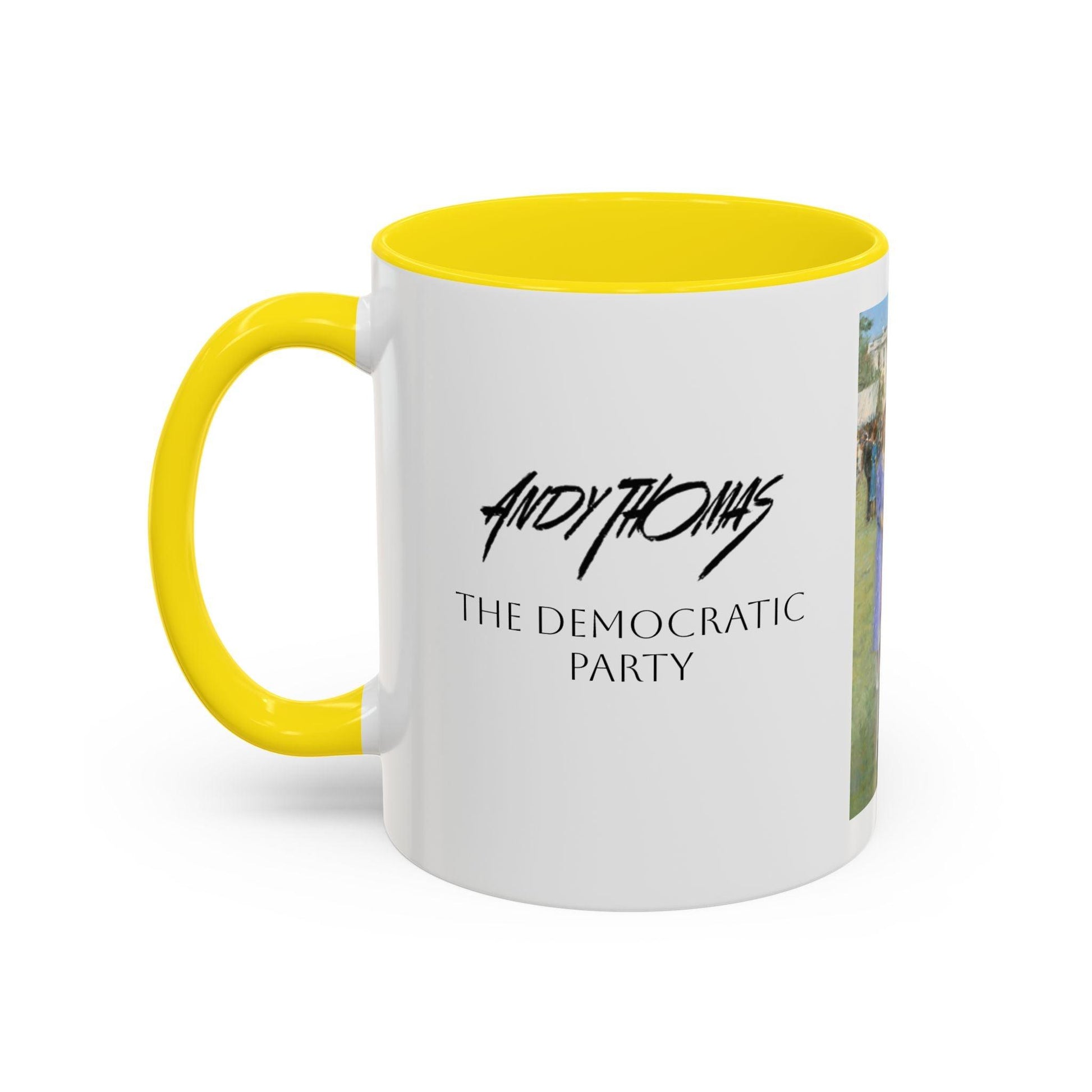 The Dem. Party - Elegant Event Themed Coffee Mug - 11oz & 15oz - Whitehouse Gathering with Biden - Andy Thomas Designs