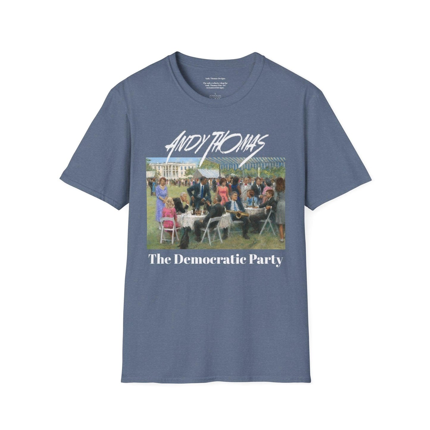 The Dem. Party T-Shirt - President Party at the Whitehouse with Past Presidents. - Andy Thomas Designs