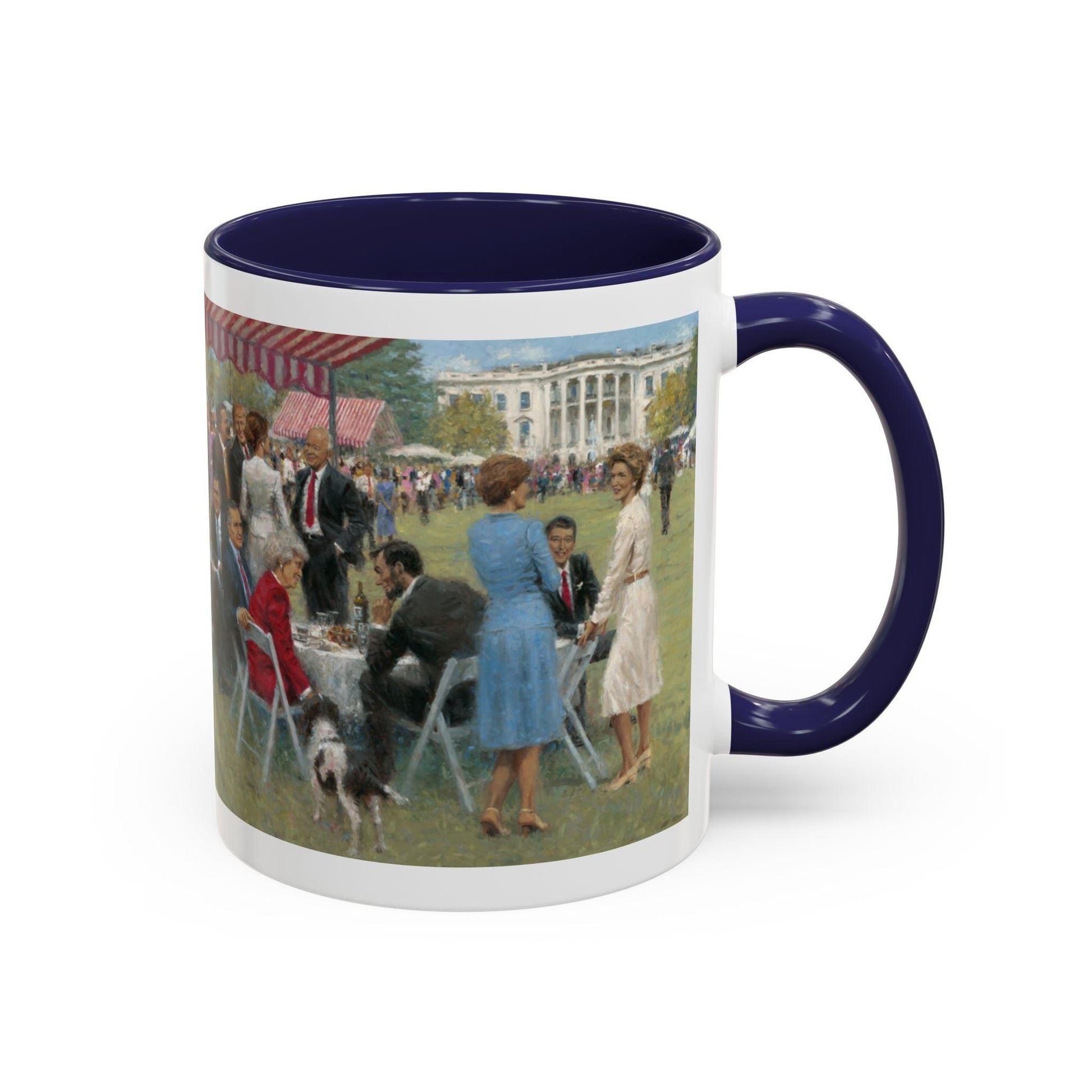 The Repub. Party Coffee Mug - Elegant Accent Coffee Mug 11oz & 15oz with Presidential Gathering Design - Andy Thomas Designs