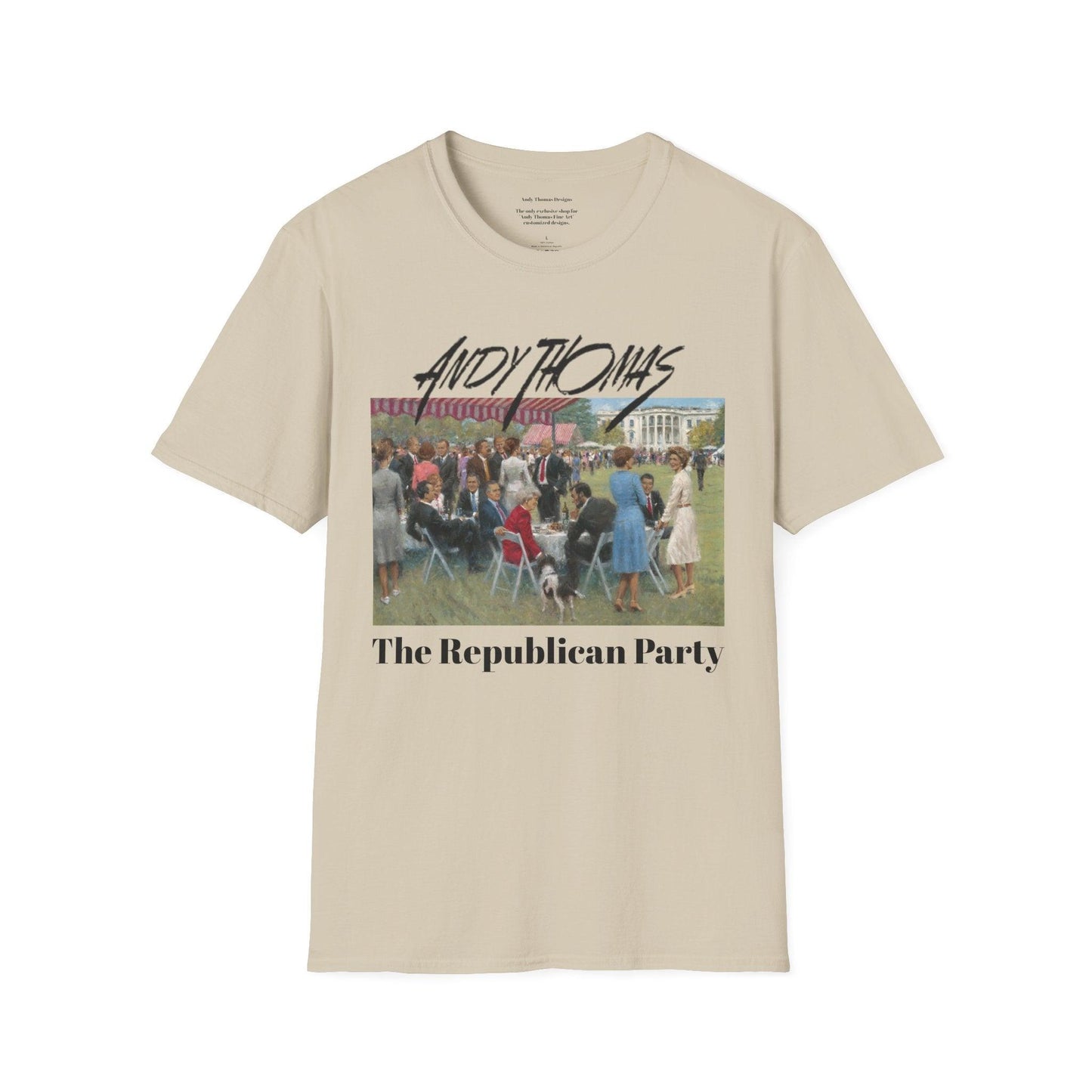 The Repub. Party T-Shirt - President Party at the Whitehouse. - Andy Thomas Designs