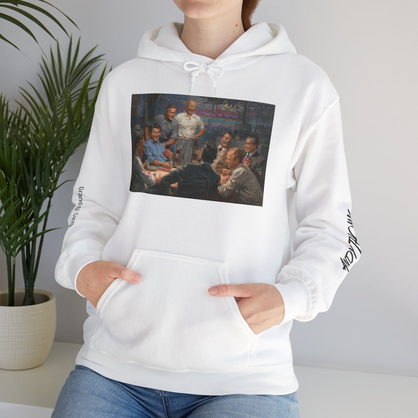 Grand Ol' Gang — Presidents Playing Poker Portrait Pullover