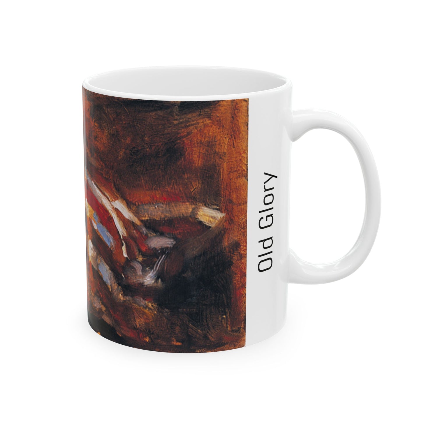 Old Glory - Ceramic Mug with Scenic Design, Cozy Gift for Nature Lovers, Coffee Cup for Home or Office, Ideal for Birthdays or Holidays, [...]