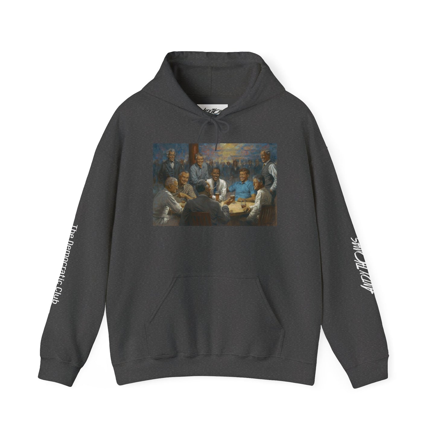 The Democratic Club Hoodie — Presidential Group Portrait Pullover