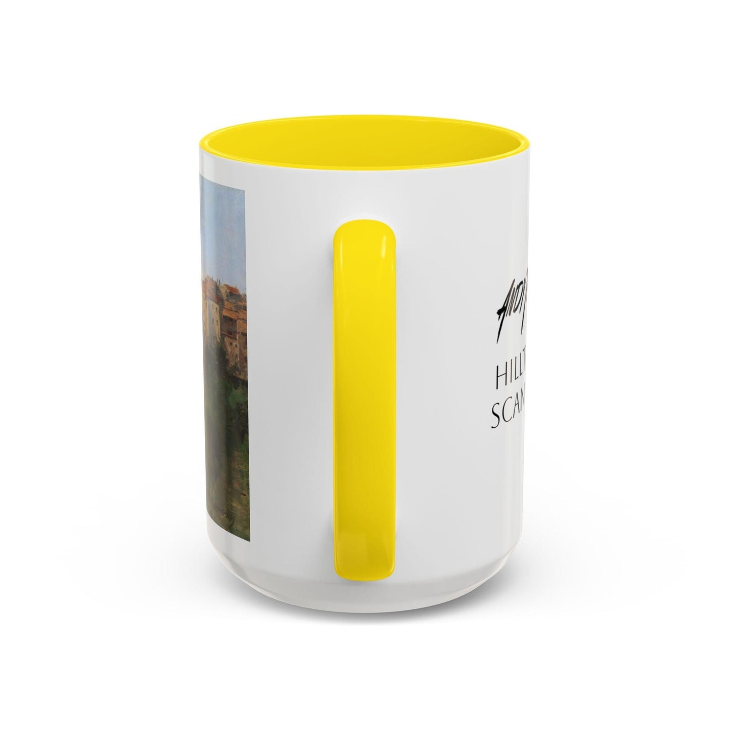 Hilltown Scansano - Elegant Accented Coffee Mug - 11oz & 15oz - Italian Landscapes - Andy Thomas Designs