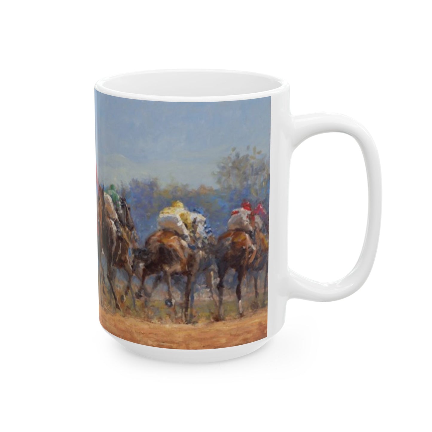 Horse Race 2 | Ceramic Mug — Coffee Cup (11oz/15oz)