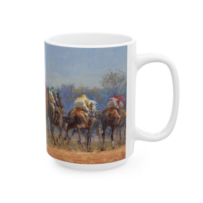 Horse Race 2 | Ceramic Mug — Coffee Cup (11oz/15oz)