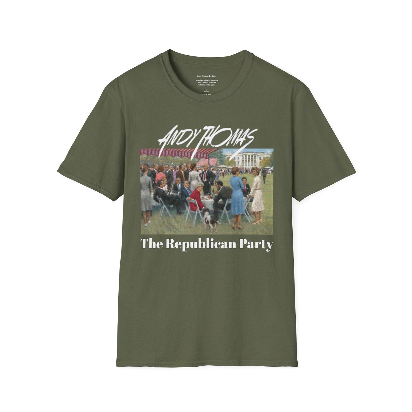 The Repub. Party T-Shirt - President Party at the Whitehouse. - Andy Thomas Designs