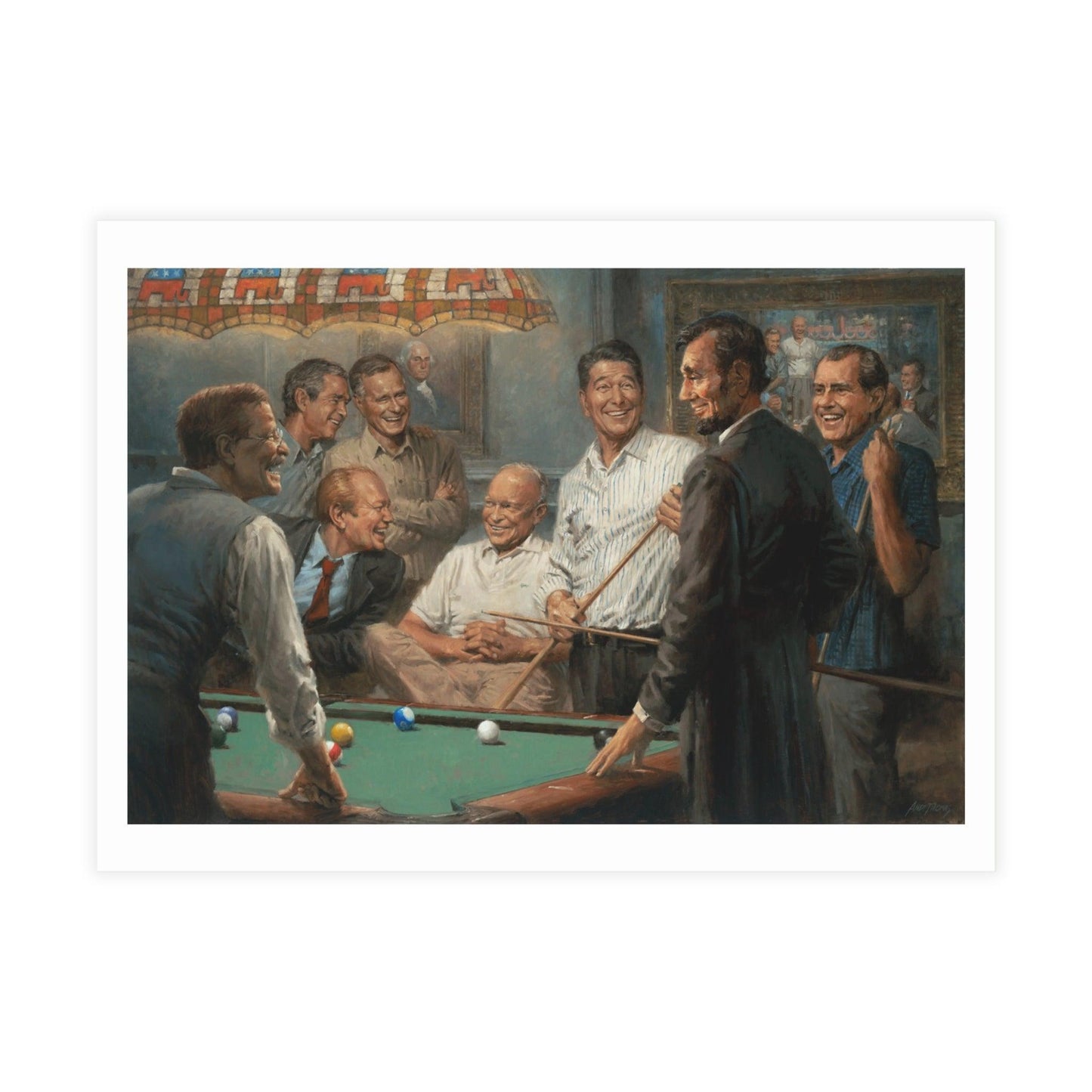 Postcards: Callin' the Blue | US Presidential Postcard Bundle Playing Pool - Envelopes Included - Andy Thomas Designs