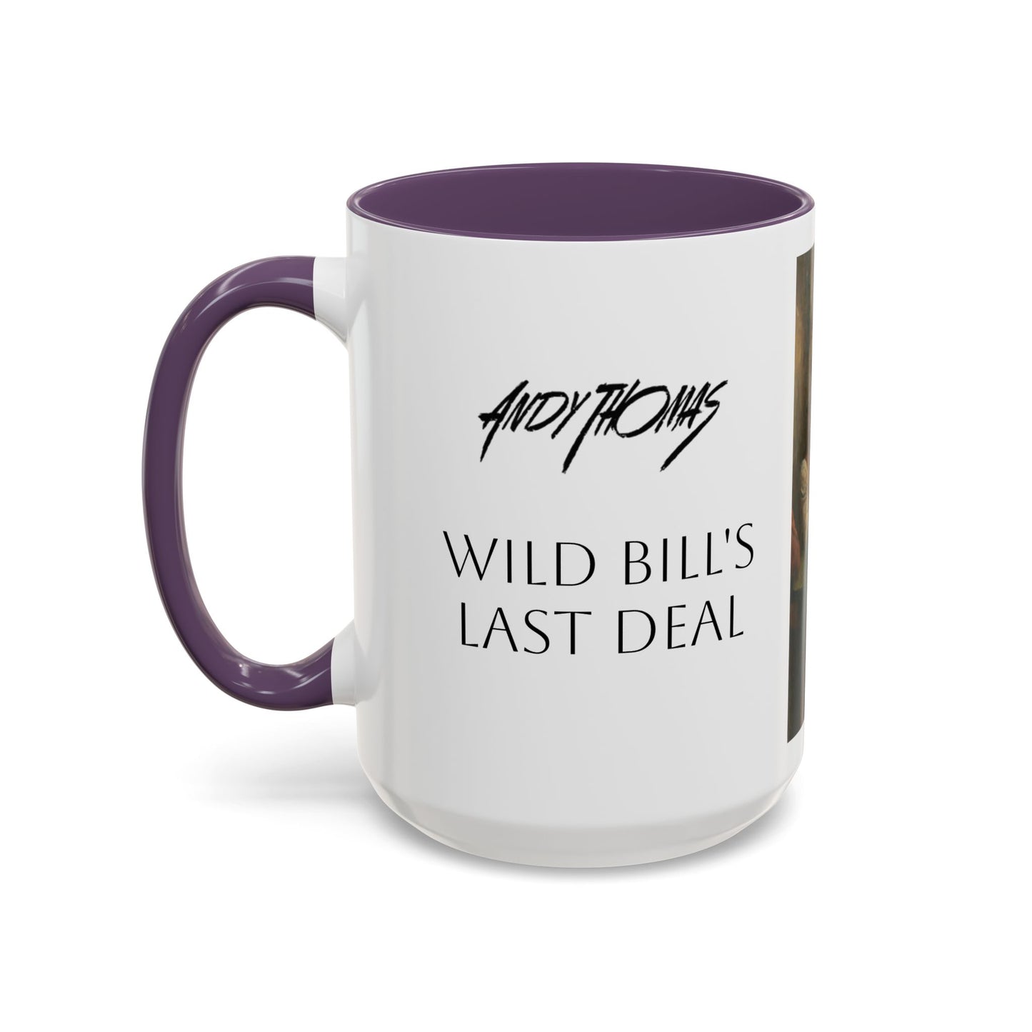 Wild Bill's Last Deal | Vintage Poker Western Art Coffee Mug - 11 & 15 oz