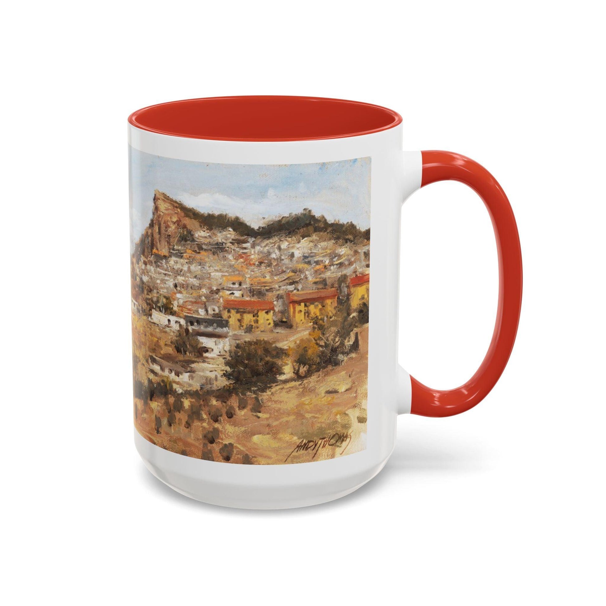 San Nicola dell'Alto - Elegant Accented Coffee Mug - 11oz & 15oz - Italian Landscapes - Andy Thomas Designs