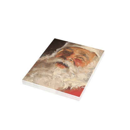 Note Cards: Santa | Elegant Christmas Themed - Envelopes Included