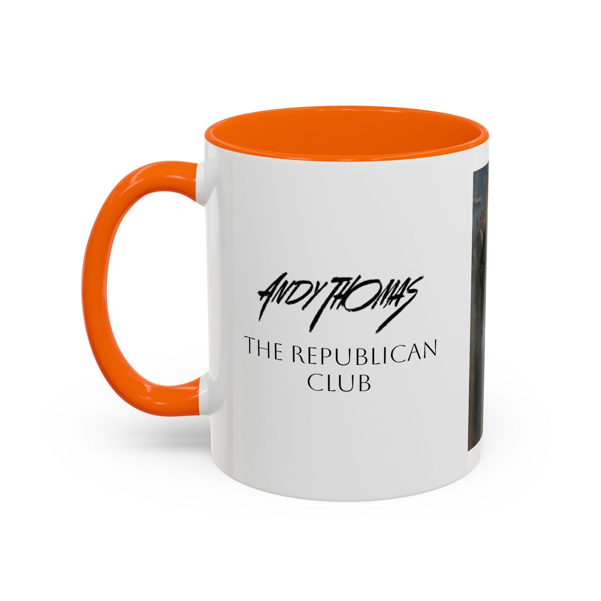 The Repub Club Coffee Mug - Elegant Accent Coffee Mug 11oz & 15oz - Presidential Gathering Design feat. Trump - Andy Thomas Designs