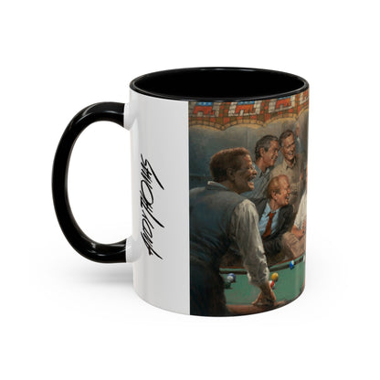 Callin the Blue Coffee Mug - Elegant Accent Coffee Mug 11oz & 15oz with Presidential Gathering Design