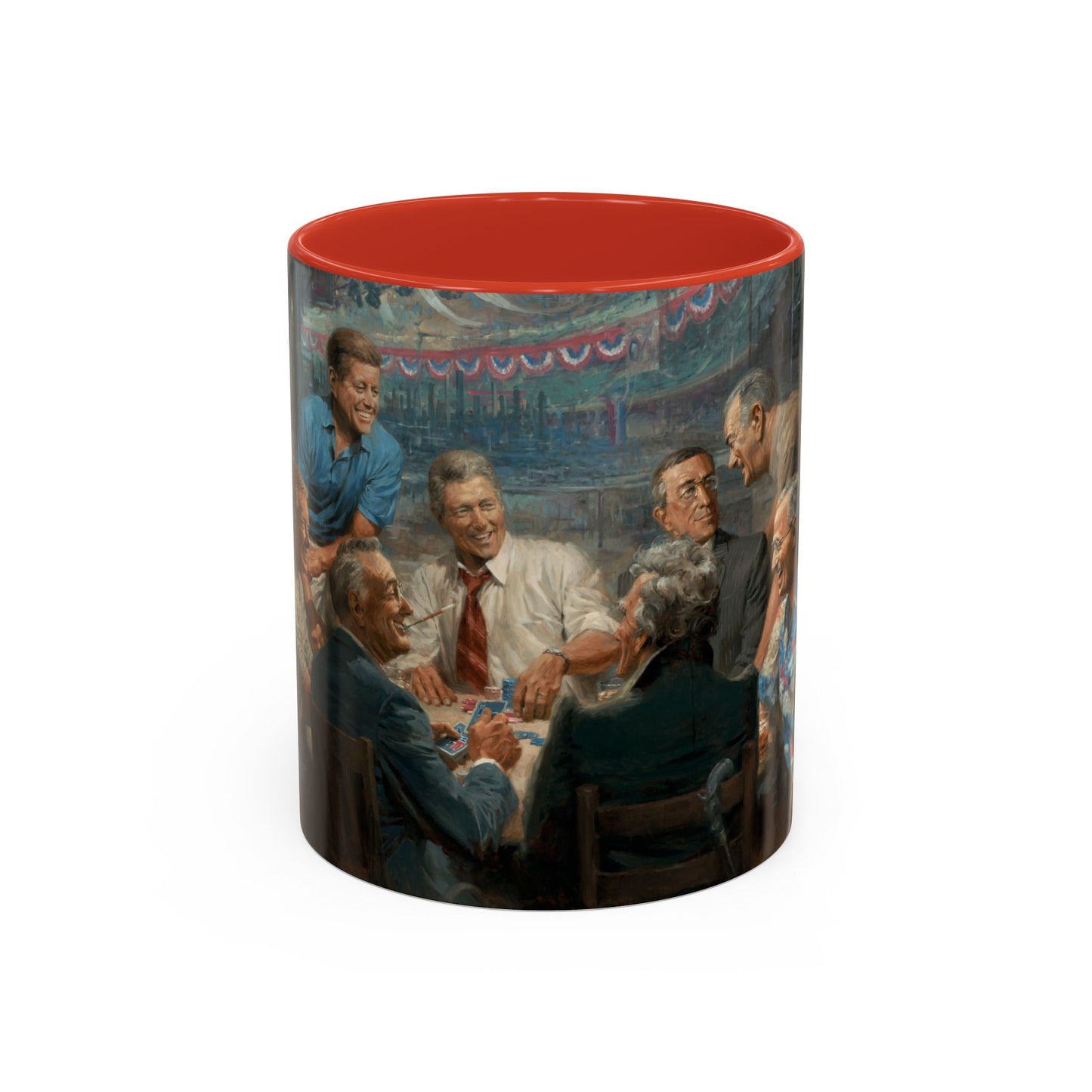 Callin the Blue Coffee Mug - Elegant Accent Coffee Mug 11oz & 15oz with Presidential Gathering Design