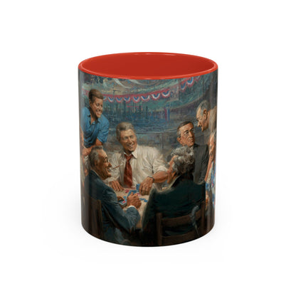 Callin the Blue Coffee Mug - Elegant Accent Coffee Mug 11oz & 15oz with Presidential Gathering Design