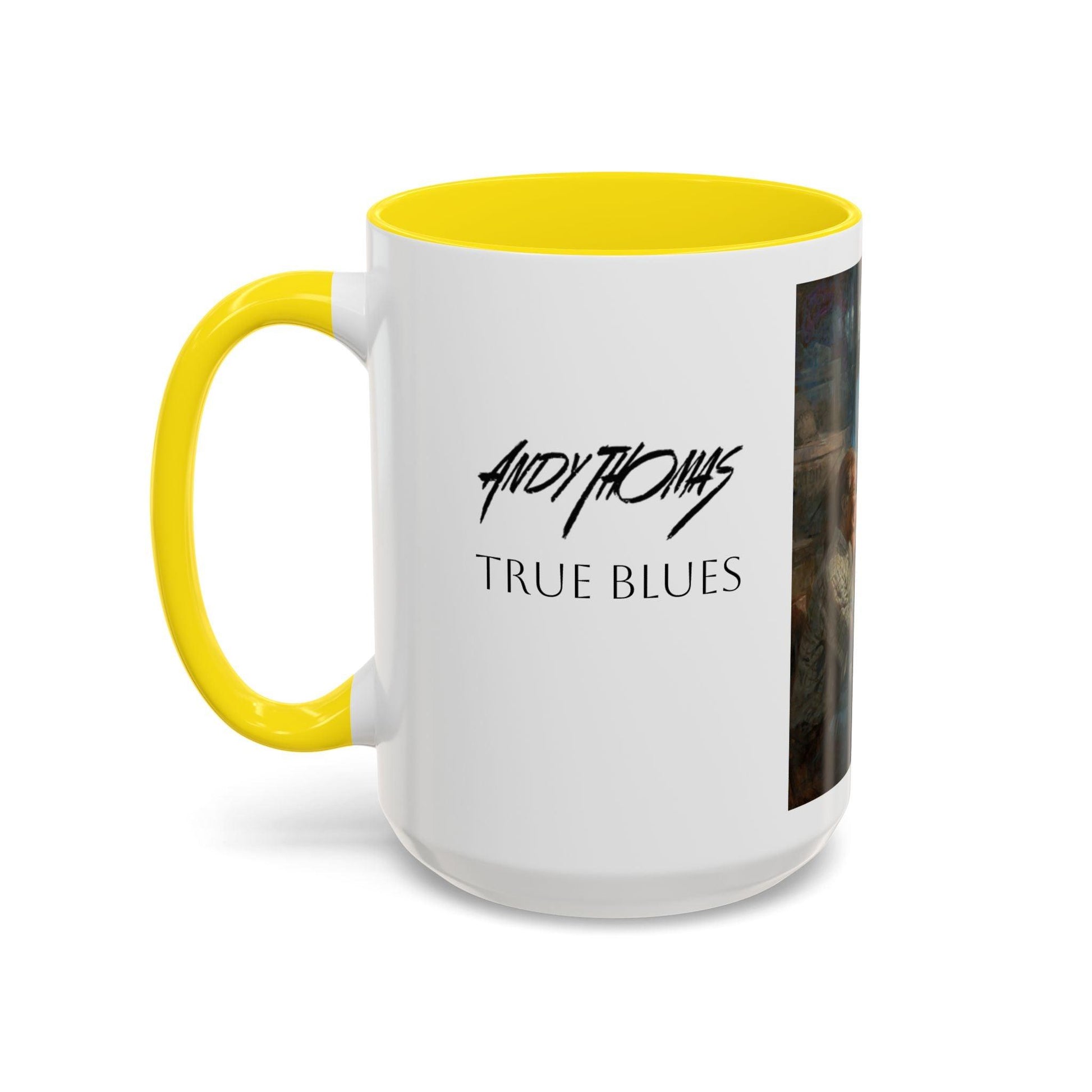 True Blues Accented Coffee Mug 11oz & 15oz - US Dem. Presidents Playing Poker - Andy Thomas Designs