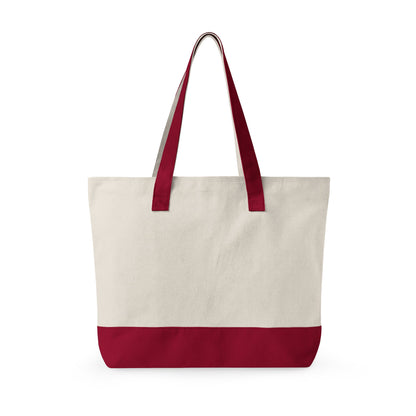 Russian Ballet - Canvas Tote Bag with Ballet Dancers Print — Zippered Beach & Dance Studio Tote