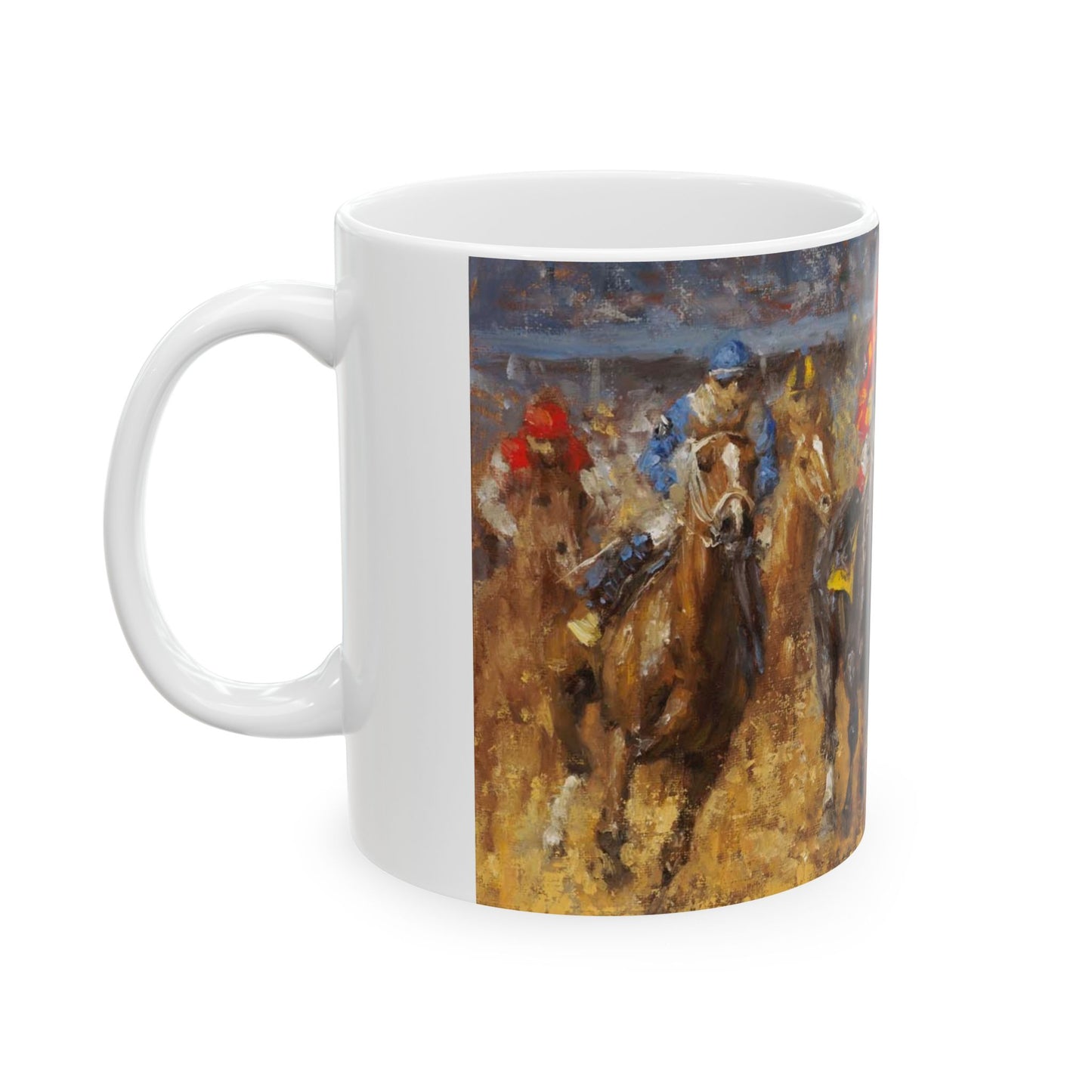 Race Day | Ceramic Mug — Coffee Cup (11oz/15oz)