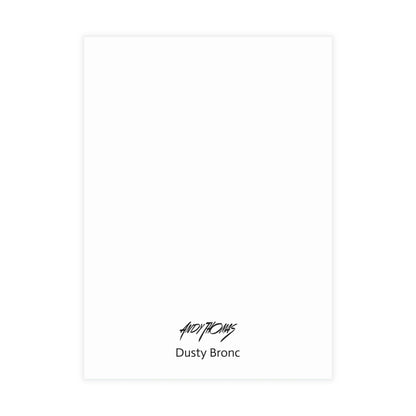 Note Cards: Dusty Bronc - Envelopes Included