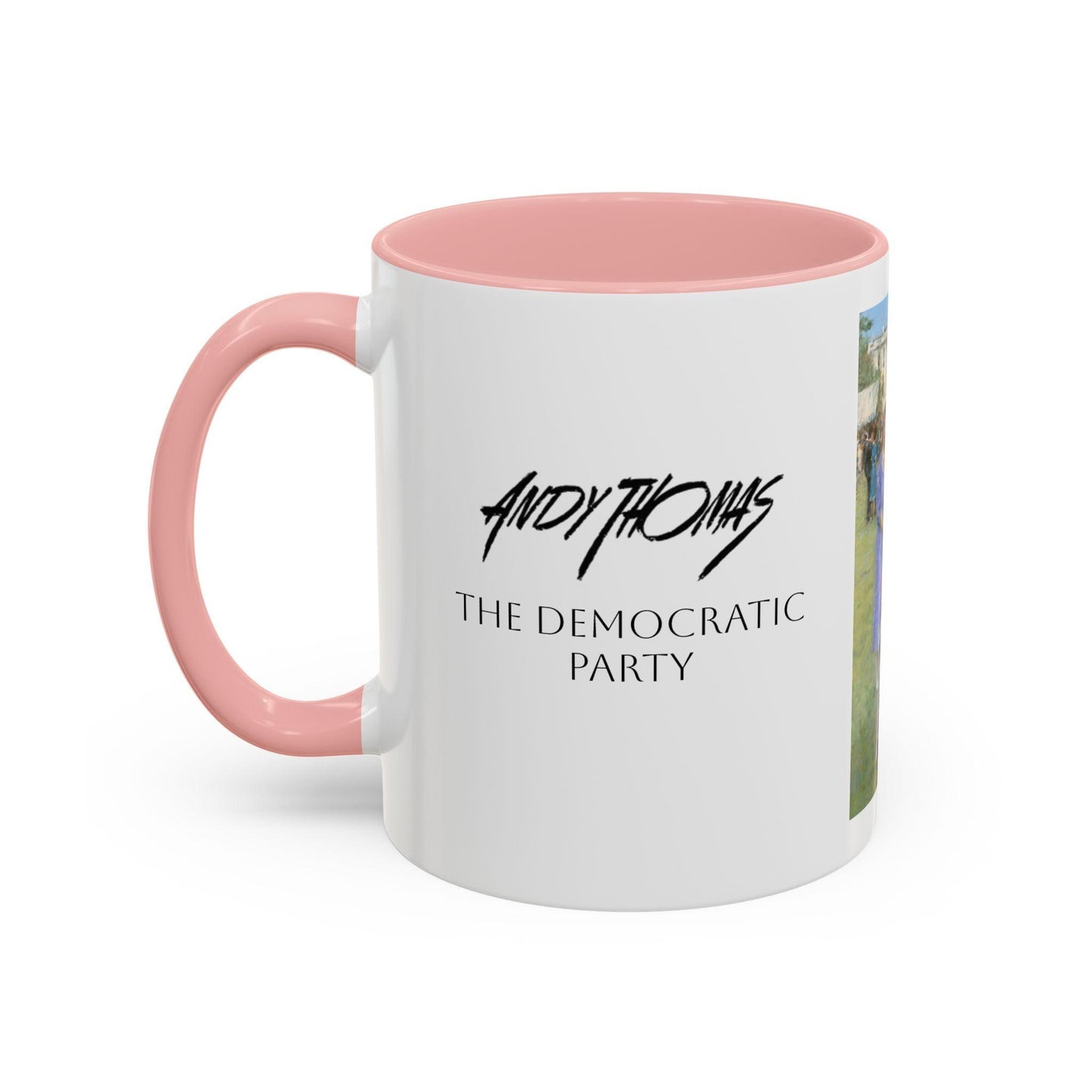 The Dem. Party - Elegant Event Themed Coffee Mug - 11oz & 15oz - Whitehouse Gathering with Biden - Andy Thomas Designs