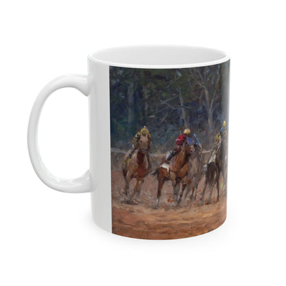 Horse Race 1 | Ceramic Mug — Coffee Cup (11oz/15oz)