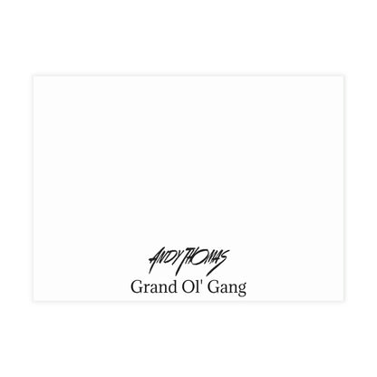 Postcards: Grand Ol' Gang | Republican Presidents Postcard Bundle Playing Poker - Envelopes Included - Andy Thomas Designs
