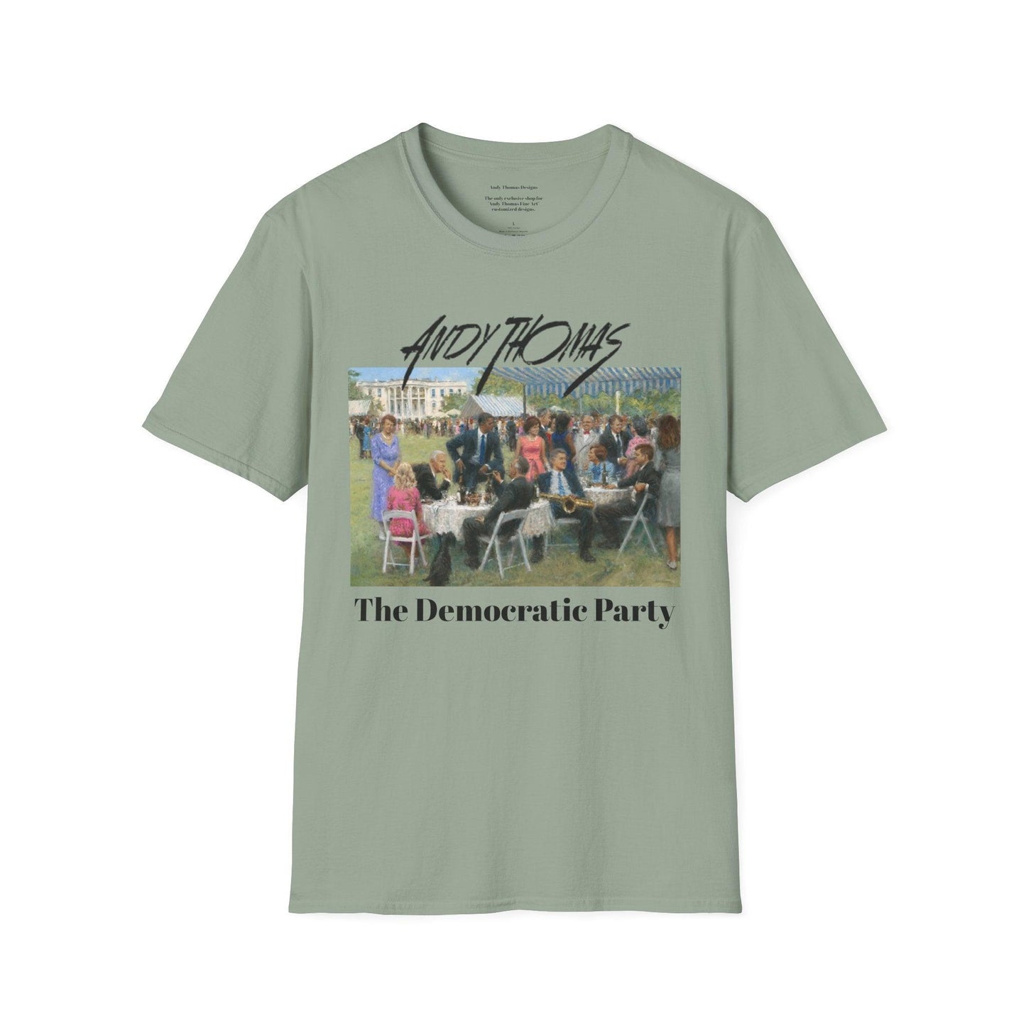 The Dem. Party T-Shirt - President Party at the Whitehouse with Past Presidents. - Andy Thomas Designs