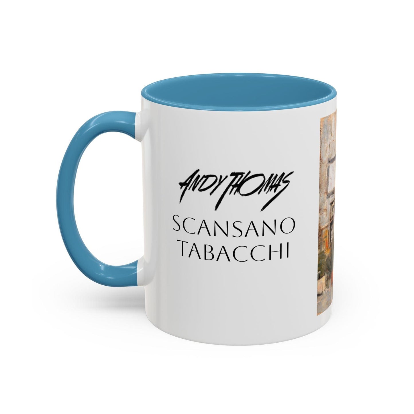 Scansano Tabacchi - Elegant Event Themed Coffee Mug - 11oz & 15oz - Italian Landscapes - Andy Thomas Designs