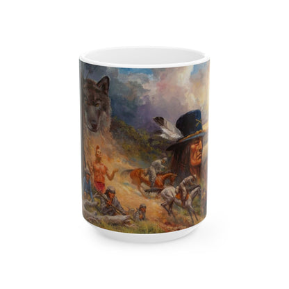 Civil War in Indian Territory | Native American | Ceramic Mug — Coffee Cup (11oz/15oz)