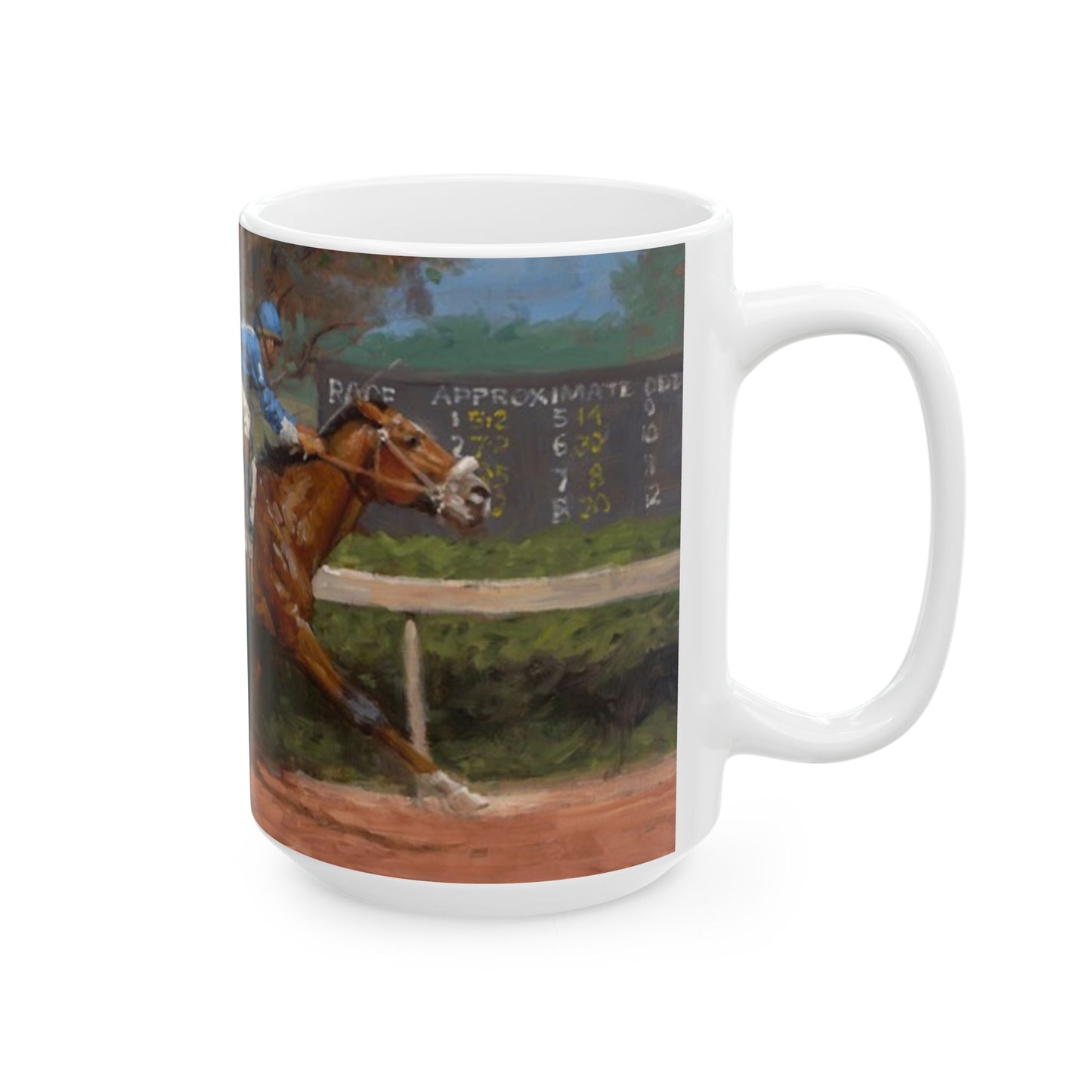 Horse Race 3 | Ceramic Mug — Coffee Cup (11oz/15oz)