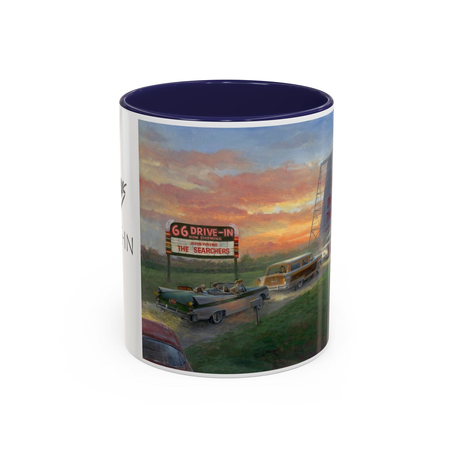 Retro Drive-In Coffee Mug - 66 Theatre Nostalgia