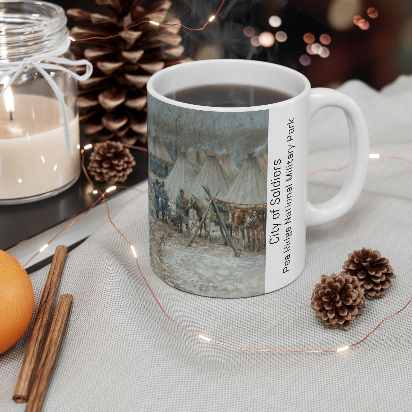 City of Soldiers - Ceramic Mug with Scenic Design, Cozy Gift for Nature Lovers, Coffee Cup for Home or Office, Ideal for Birthdays or Holidays, [...]